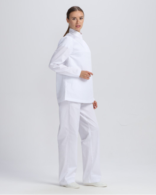 Костюм женский ХАССП-Стандарт NEW (тк.Смесовая,160), белый 87491150-7