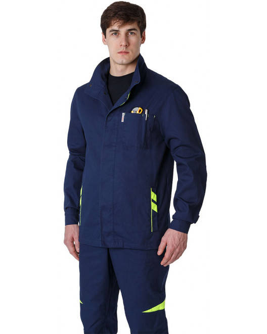 Куртка удлиненная мужская PROFLINE SPECIALIST (тк.Саржа), т.синий 87464392