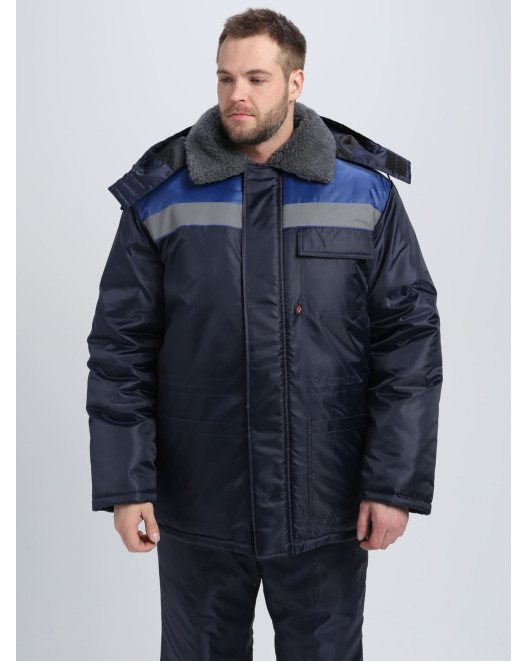 Куртка зимняя Бригада NEW (тк.Оксфорд), т.синий/васильковый 87491749-8