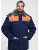 Куртка зимняя Бригада NEW (тк.Смесовая,210), т.синий/оранжевый 87466427