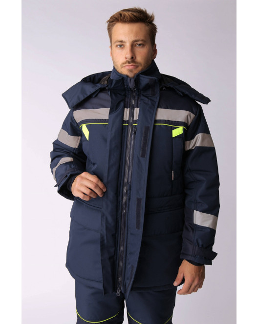 Костюм зимний PROFLINE SPECIALIST WINTER (тк.Восток-мембрана) п/к, т.синий 87467735-11