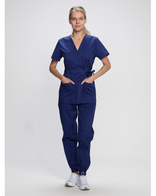 Костюм женский Сити-001 (тк.Смесовая,145) MedLine, т.синий 87470447