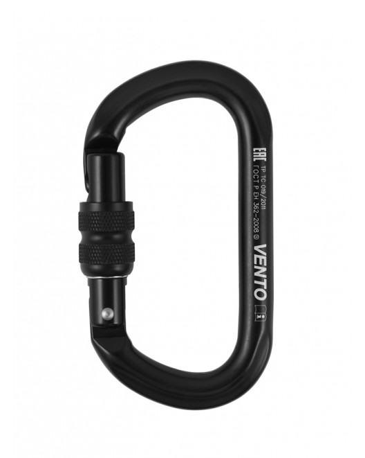 Карабин VENTO™ Овал с муфтой keylock, vpro 0042 black 87481254