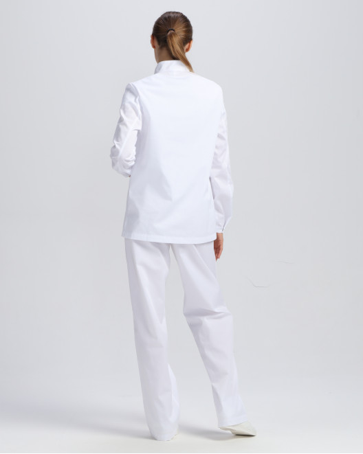 Костюм женский ХАССП-Стандарт NEW (тк.Смесовая,160), белый 87491150-6