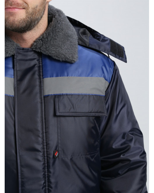 Куртка зимняя Бригада NEW (тк.Оксфорд), т.синий/васильковый 87491749-3